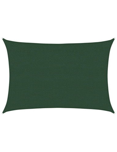 Vela Parasole 160 g/m² Verde Scuro 4x5 m in HDPE