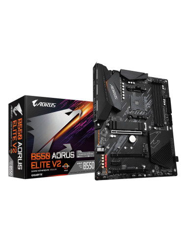 GIGABYTE B550 AORUS ELITE V2 Scheda madre - CPU AMD Ryzen 5000, VRM a 12+2 fasi, fino a 4733 MHz DDR4, 1xPCIe 4.0 + 1xPCIe 3.0 M