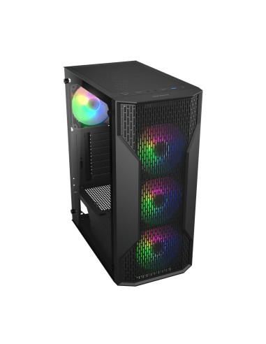 COUGAR CASE MID TOWER MX110 RGB NERO 4x120 supp 240AIO