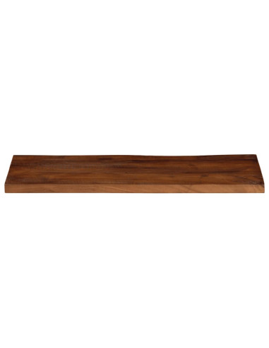 Piano Tavolo 80x40x3,8 cm Rettangolare in Massello di Recupero