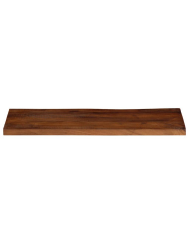 Piano Tavolo 90x40x3,8 cm Rettangolare in Massello di Recupero