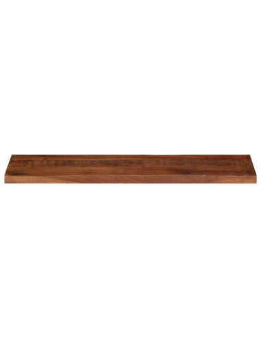 Piano Tavolo 100x40x3,8 cm Rettangolare in Massello di Recupero