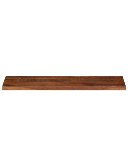 Piano Tavolo 100x40x3,8 cm Rettangolare in Massello di Recupero