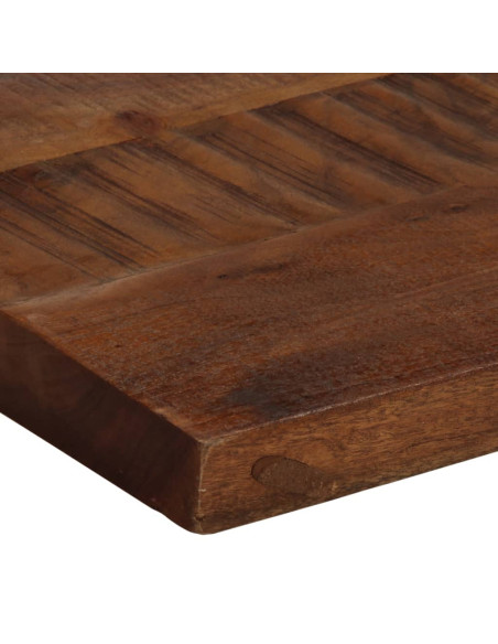 Piano Tavolo 100x40x3,8 cm Rettangolare in Massello di Recupero