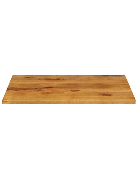 Piano per Tavolo 90x80x2,5 cm Rettangolare Legno Massello Mango