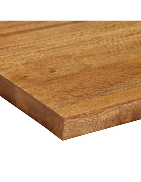 Piano per Tavolo 90x60x3,8 cm Rettangolare Legno Massello Mango