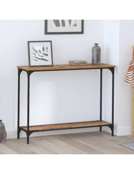 Tavolo consolle Legno vecchio 101 x 30.5 x 75 cm