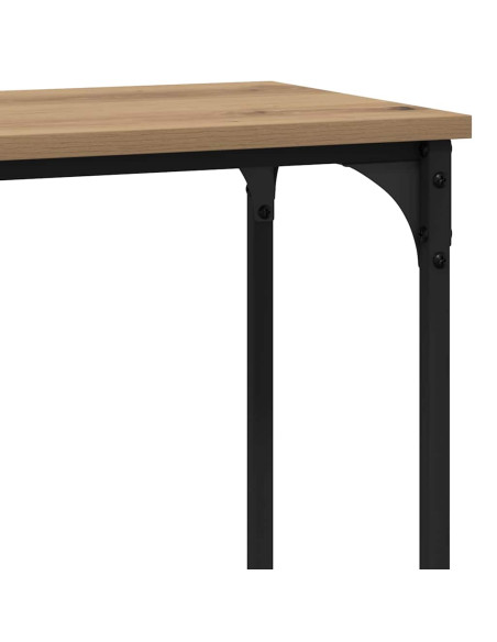 Tavolo consolle rovere artigianale 75 x 30.5 x 75 cm