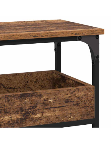 Tavolo consolle con lo scaffale Legno vecchio 100 x 29 x 75 cm