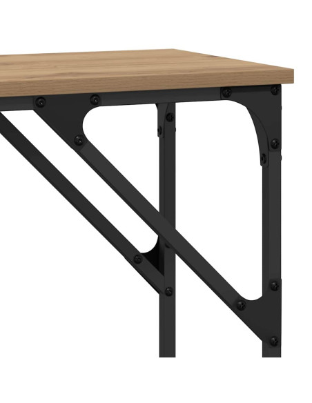 Tavolo consolle rovere artigianale 140 x 29 x 75 cm