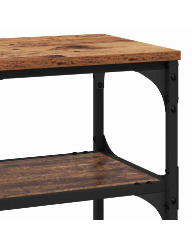 Tavolo consolle con lo scaffale Legno vecchio 100 x 30 x 75 cm