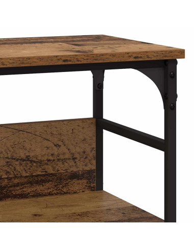 Tavolo consolle con lo scaffale Legno vecchio 100 x 32 x 75 cm