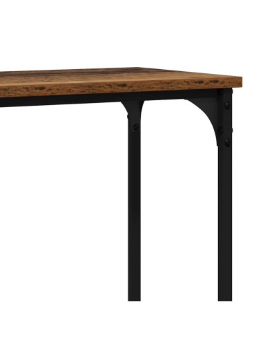 Tavolo consolle con lo scaffale Legno vecchio 160 x 29 x 80 cm