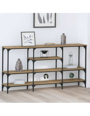 Tavolo consolle rovere artigianale 160 x 29 x 80 cm