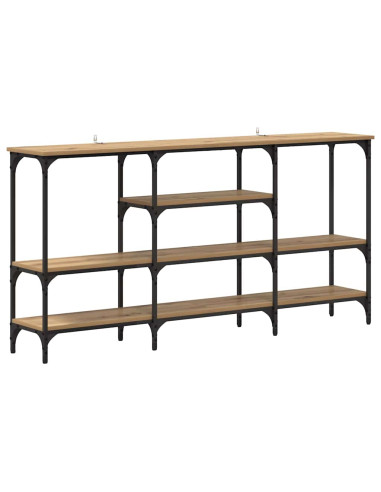 Tavolo consolle rovere artigianale 160 x 29 x 80 cm