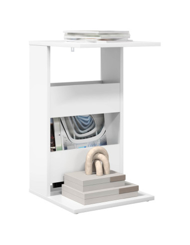 Tavolo laterale Bianco 40 x 35 x 60,5 cm Legno multistrato