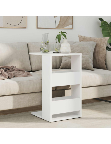 Tavolo laterale Bianco 40 x 35 x 60,5 cm Legno multistrato