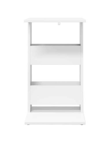 Tavolo laterale Bianco 40 x 35 x 60,5 cm Legno multistrato