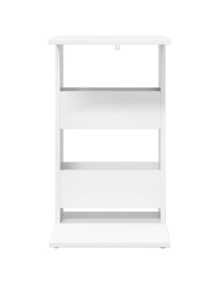 Tavolo laterale Bianco 40 x 35 x 60,5 cm Legno multistrato