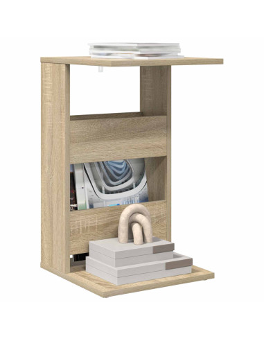 Tavolo laterale Rovere Sonoma 40 x 35 x 60,5 cm