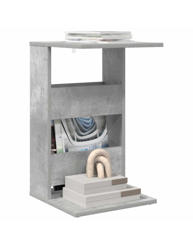 Tavolo laterale Grigio cemento 40 x 35 x 60,5 cm