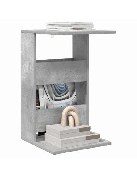 Tavolo laterale Grigio cemento 40 x 35 x 60,5 cm