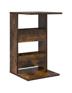 Tavolo laterale Rovere fumé 40 x 35 x 60,5 cm Legno multistrato 2