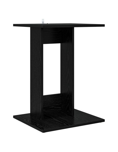 Tavolo laterale Rovere Nero 45 x 40 x 62,5 cm Legno multistrato