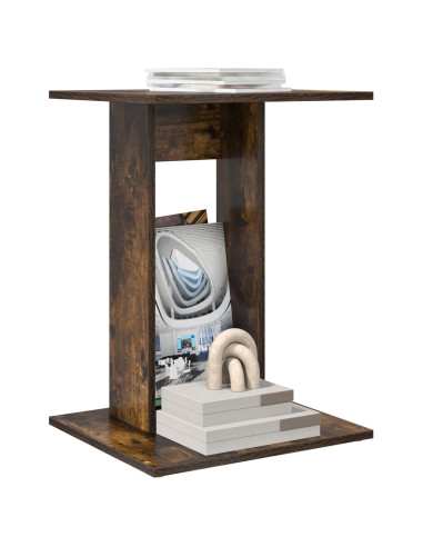 Tavolo laterale Rovere fumé 45 x 40 x 62,5 cm Legno multistrato