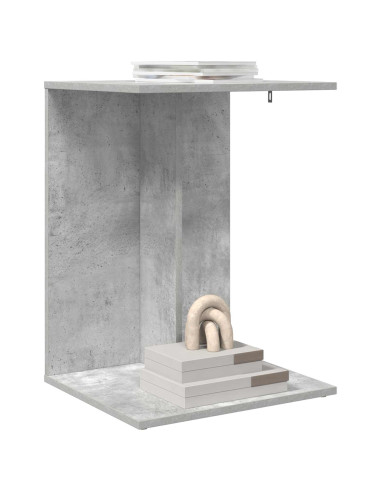 Tavolo laterale Grigio cemento 45 x 40 x 62,5 cm