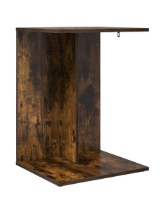 Tavolo laterale Rovere fumé 45 x 40 x 62,5 cm Legno multistrato 2