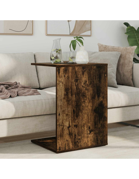 Tavolo laterale Rovere fumé 45 x 40 x 62,5 cm Legno multistrato