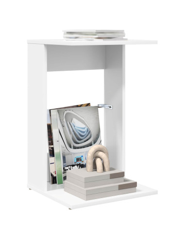 Tavolo laterale Bianco 40 x 38 x 62,5 cm Legno multistrato