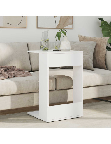 Tavolo laterale Bianco 40 x 38 x 62,5 cm Legno multistrato