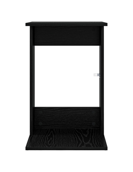 Tavolo laterale Rovere Nero 40 x 38 x 62,5 cm Legno multistrato