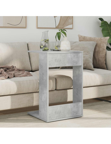 Tavolo laterale Grigio cemento 40 x 38 x 62,5 cm