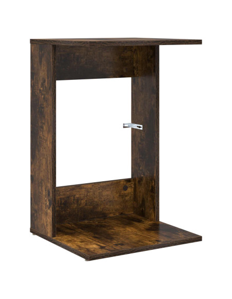 Tavolo laterale Rovere fumé 40 x 38 x 62,5 cm Legno multistrato