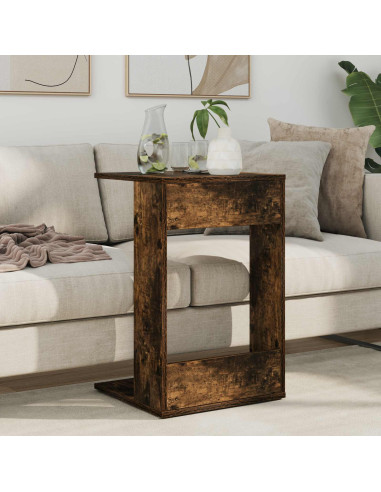 Tavolo laterale Rovere fumé 40 x 38 x 62,5 cm Legno multistrato