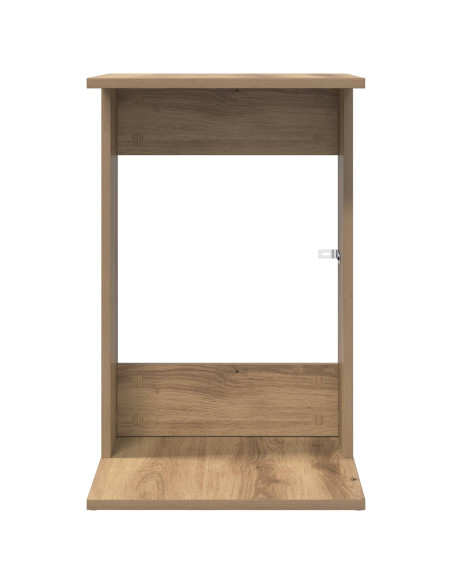 Tavolo laterale Rovere artigianale 40 x 38 x 62,5 cm