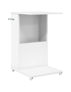 Tavolo laterale Bianco 40 x 35 x 60 cm Legno multistrato 2