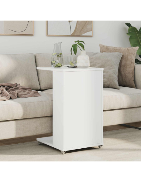 Tavolo laterale Bianco 40 x 35 x 60 cm Legno multistrato