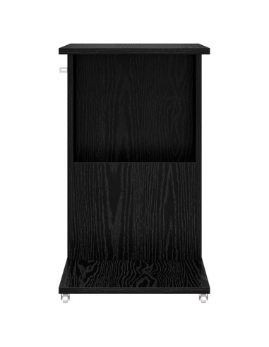 Tavolo laterale Rovere Nero 40 x 35 x 60 cm Legno multistrato