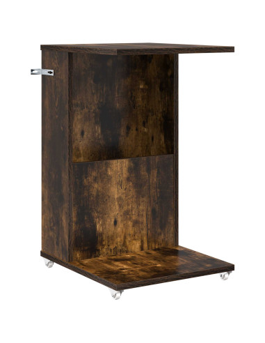 Tavolo laterale Rovere fumé 40 x 35 x 60 cm Legno multistrato
