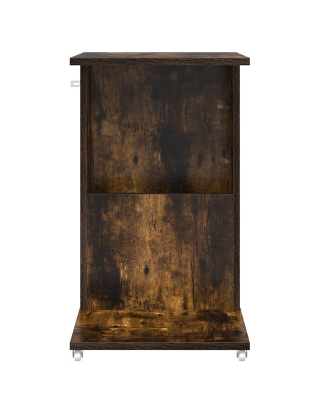 Tavolo laterale Rovere fumé 40 x 35 x 60 cm Legno multistrato