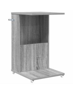 Tavolo laterale Grigio Sonoma 40 x 35 x 60 cm Legno multistrato 2