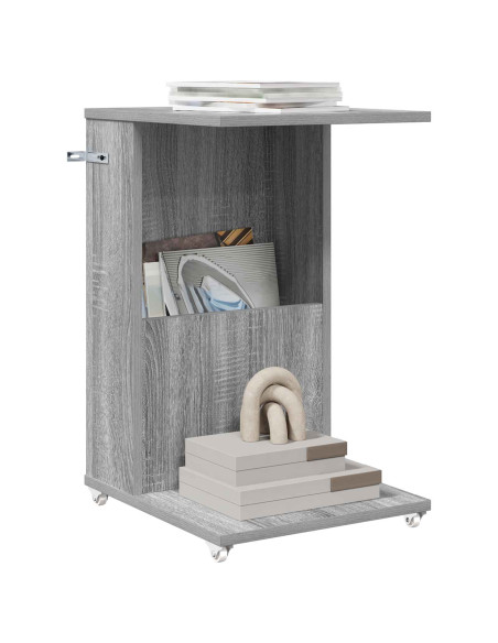 Tavolo laterale Grigio Sonoma 40 x 35 x 60 cm Legno multistrato
