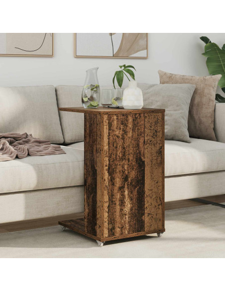Tavolo laterale Legno vecchio 40 x 35 x 60 cm Legno multistrato