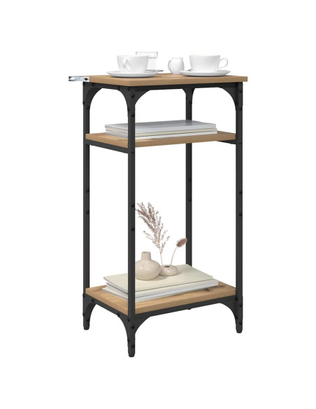 Tavolo laterale Rovere artigianale 40 x 30 x 75 cm