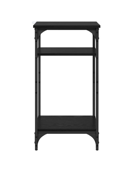 Tavolo laterale Rovere Nero 40 x 30 x 75 cm Legno multistrato