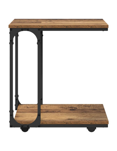 Tavolo laterale con lo scaffale Legno vecchio 50 x 35 x 55.5 cm